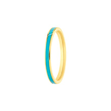 Load image into Gallery viewer, Turquoise Enamel Ring
