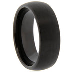 Brushed Black Tungsten Ring