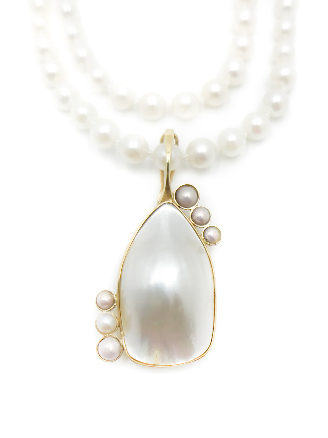 Yellow Gold Baroque Pearl Enhancer – William Williams Rare Jewels